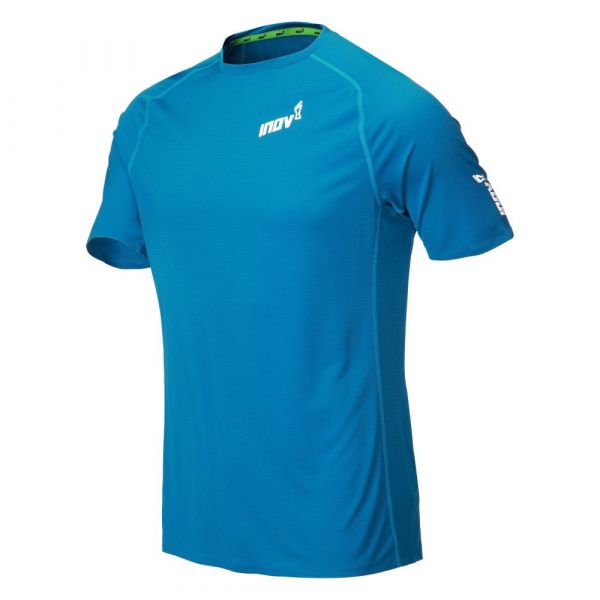 Футболка для бігу INOV-8 Base Elite чоловіча (синій)