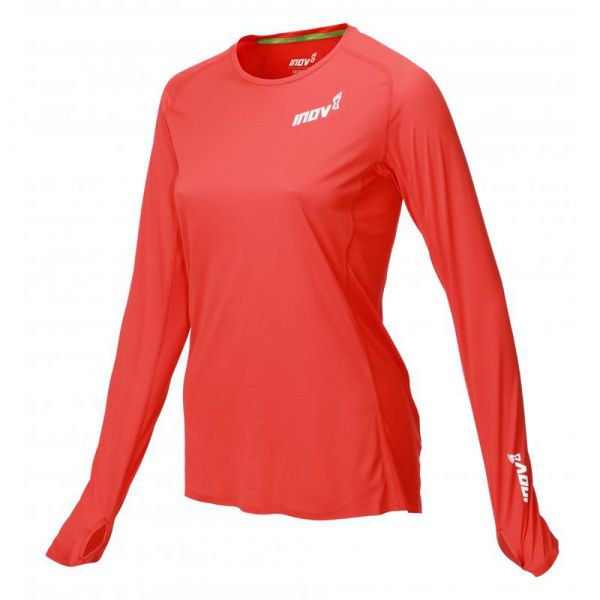 Лонгслів для бігу INOV-8 Base Elite жіночий (червоний)