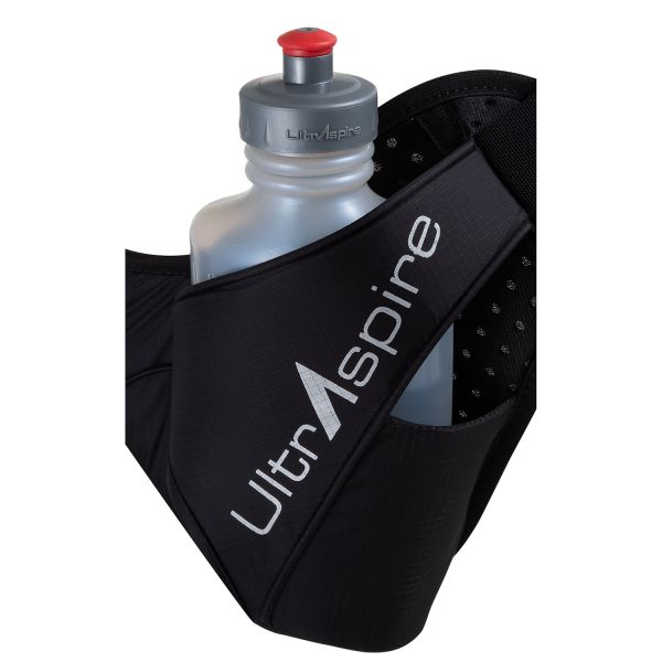 Пояс для бега Ultraspire Essential Bottle Pack 2.0 с флягой (черный)