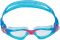 Очки для плавания детские Aqua Sphere Kayenne Jr  6+ лет (голубой-розовый, линзы прозрачные)  