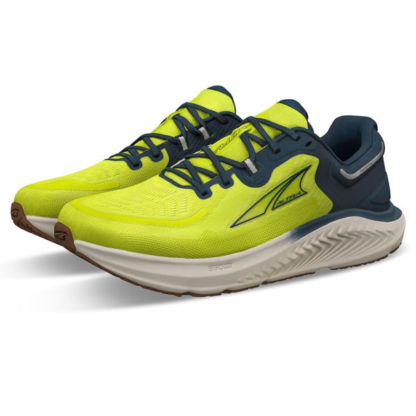 Кроссовки для бега мужские Altra Paradigm 7.0 (желто-синий)