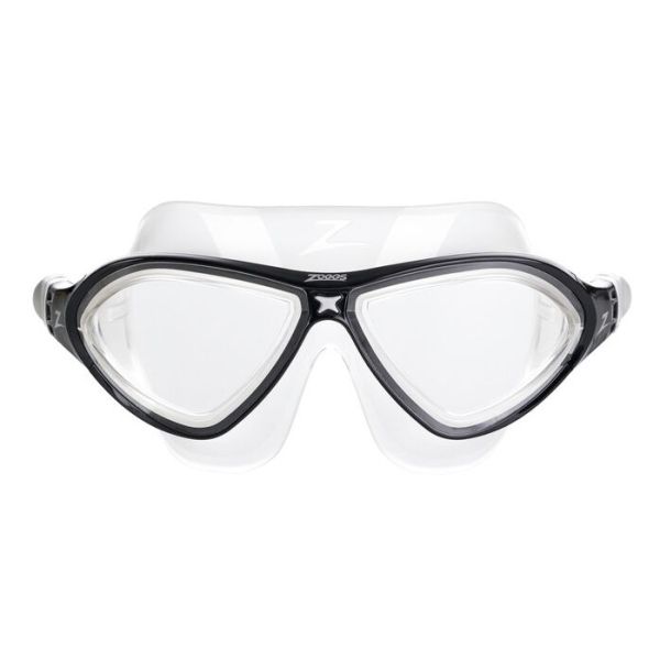 Очки для плавания Zoggs Horizon Flex Mask (прозрачно черный, линзы прозрачные)