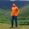 Термокофта для бігу Inov-8 VentureLite Mid Hoodie FZ чоловіча (помаранчевий)