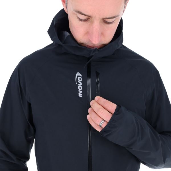 Куртка для бігу мембранна Inov-8 Stormshell V2 чоловіча (чорний)