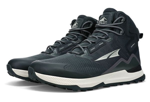 Кроссовки для трекинга мужские Altra Lone Peak ALL-WTHR Мid 2 мембранные (черный)