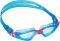 Очки для плавания детские Aqua Sphere Kayenne Jr  6+ лет (голубой-розовый, линзы прозрачные)  