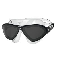 Окуляри-маска для плавання Zoggs Horizon Flex Mask (прозоро чорний, темні лінзи)