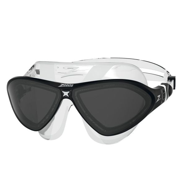 Очки-маска для плавания Zoggs Horizon Flex Mask (прозрачно черный, линзы темные)