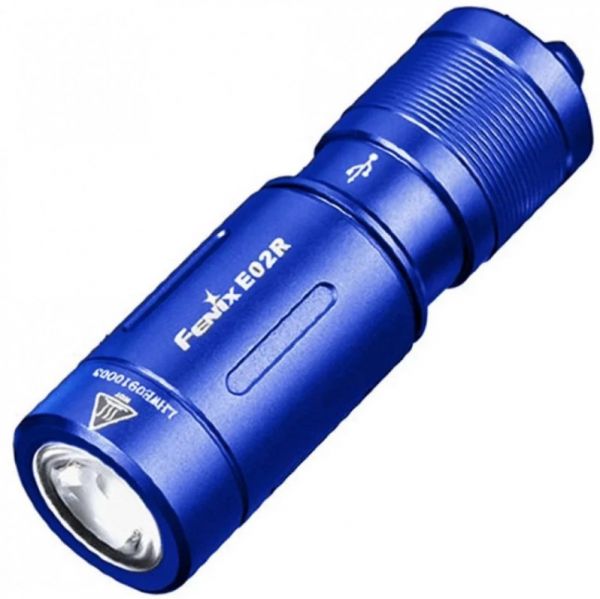 Ліхтар Fenix E02R (синій)