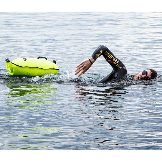 Буй для плавання Seac Safe Dry 28 L (жовтий)