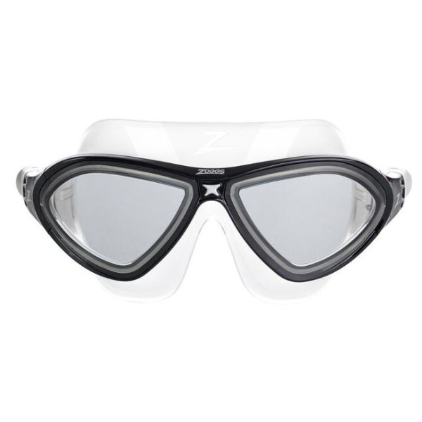 Очки-маска для плавания Zoggs Horizon Flex Mask (прозрачно черный, линзы темные)