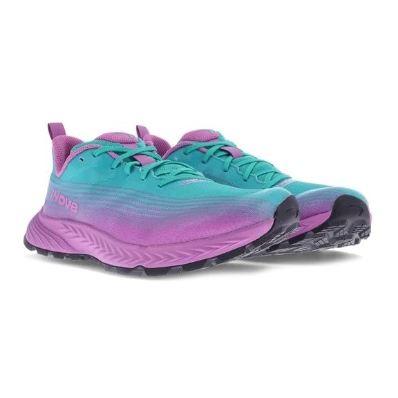 Кроссовки для трейла женские Inov-8 TrailFly Speed (фиолетово-голубой)