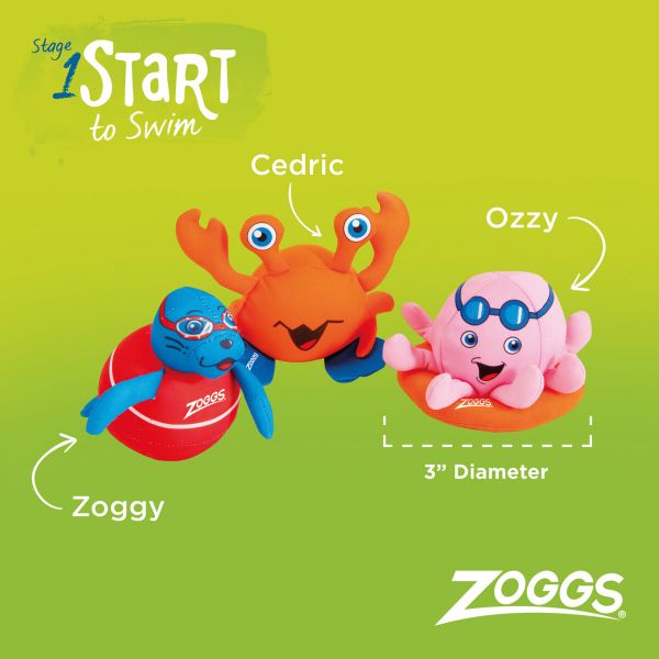 Навчальні іграшки для плавання Zoggy Soakers (3 шт.)