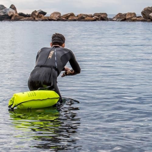 Буй для плавання Seac Safe Dry 28 L (жовтий)