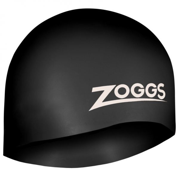 Шапочка для плавания Zoggs Easy-fit Silicone Cap V2 (черный)