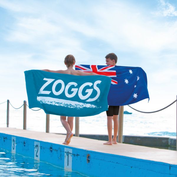 Рушник із бавовни Zoggs 140х70 см (блакитний)