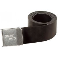 Ремінь для дайвінгу Seac Rubber Belt пряжка метал