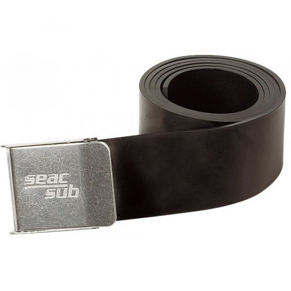 Ремень для дайвинга Seac Rubber Belt пряжка метал