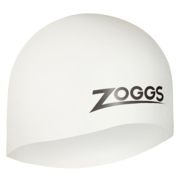Шапочка для плавання Zoggs Easy-fit Silicone Cap V2 (білий)