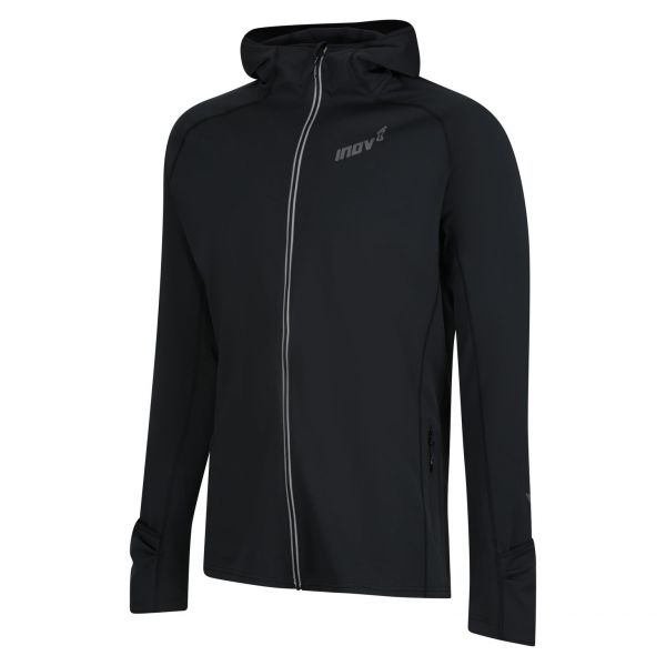 Термокофта для бігу Inov-8 Technical Mid Hoodie FZ чоловіча (чорний)