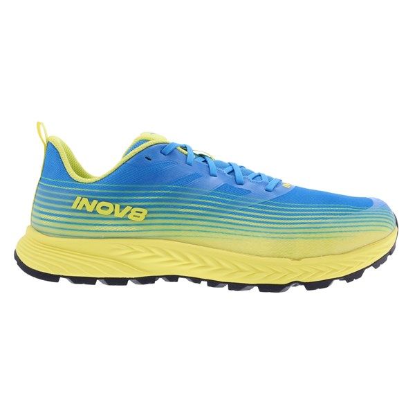 Кроссовки для трейла мужские Inov-8 TrailFly Speed (сине-желтый)
