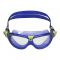 Очки-маска для плавания Aqua Sphere Seal Kid 2  3-6 лет (фиолетово-салатовый, линзы прозрачные)