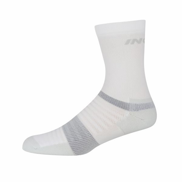 Носки для бега Inov-8 Active High унисекс (бело-серый)