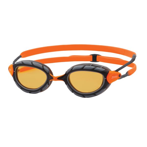 Окуляри для плавання Zoggs Predator Polarized Ultra (помаранчево-сірий)