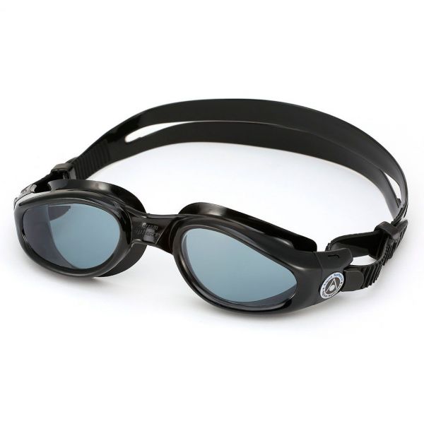 Очки для плавания Aqua Sphere Kaiman BLK L/DK (черный, затемненные линзы)