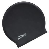 Шапочка для плавания Zoggs Long Hair Latex Cap (черный)