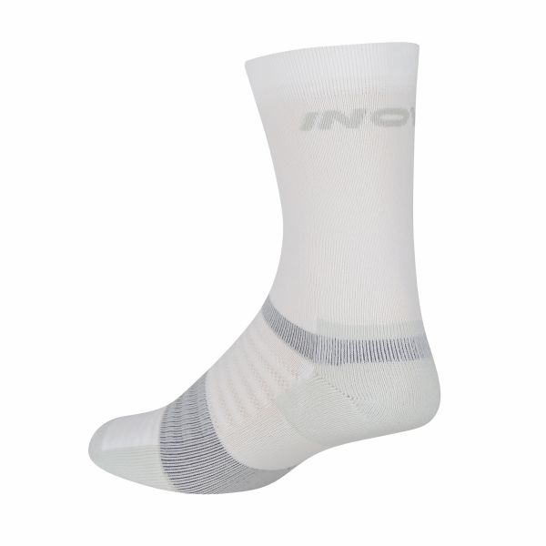 Носки для бега Inov-8 Active High унисекс (бело-серый)