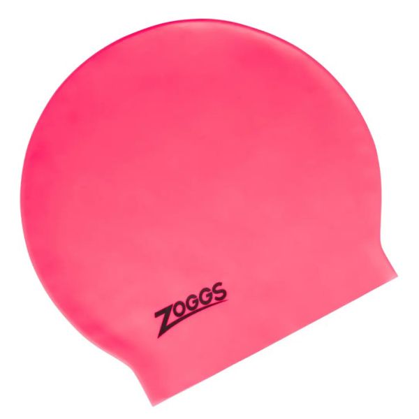 Шапочка для плавання Zoggs Long Hair Latex Cap (рожевий)