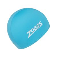 Шапочка для плавания детская Zoggs Junior Polyester (голубой)