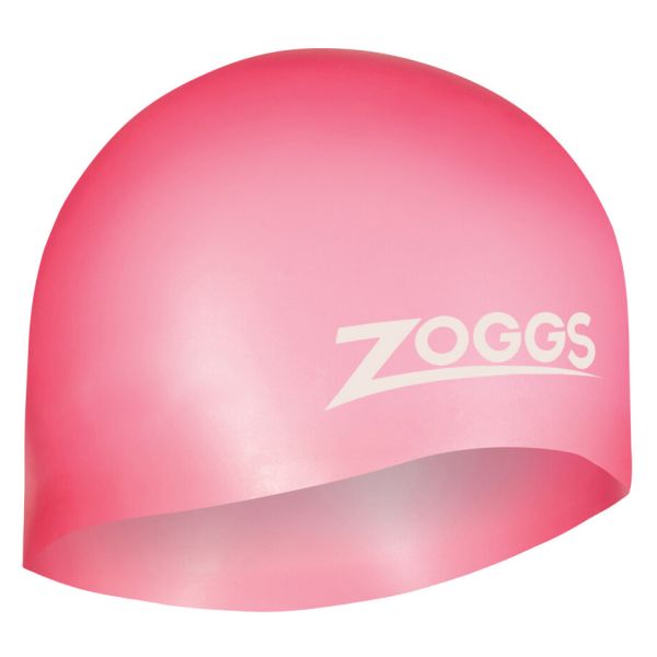 Шапочка для плавания Zoggs Easy-fit Silicone Cap V2 (розовый)