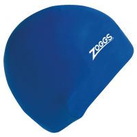 Шапочка для плавания Zoggs Latex Cap (синий)