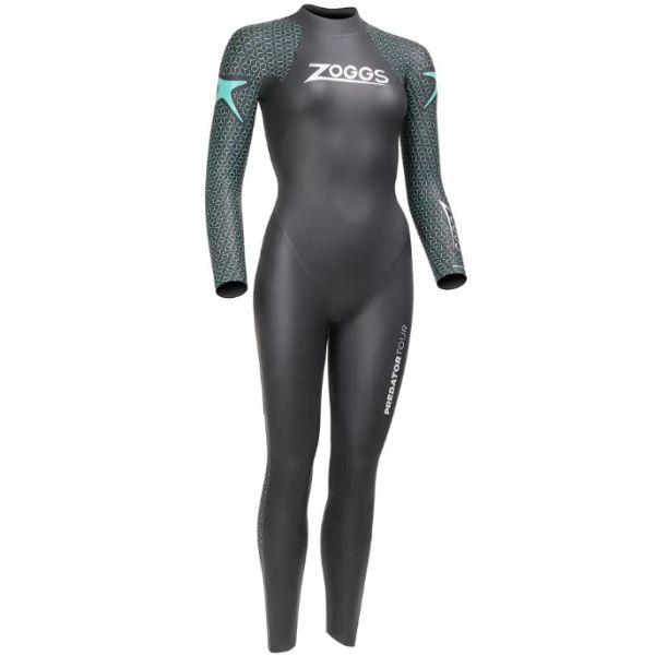 Гидрокостюм для триатлона Zoggs Predator Tour FS 4.3.2.1,5 mm женский (черно-синий)