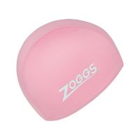 Шапочка для плавания детская Zoggs Junior Polyester (розовый)