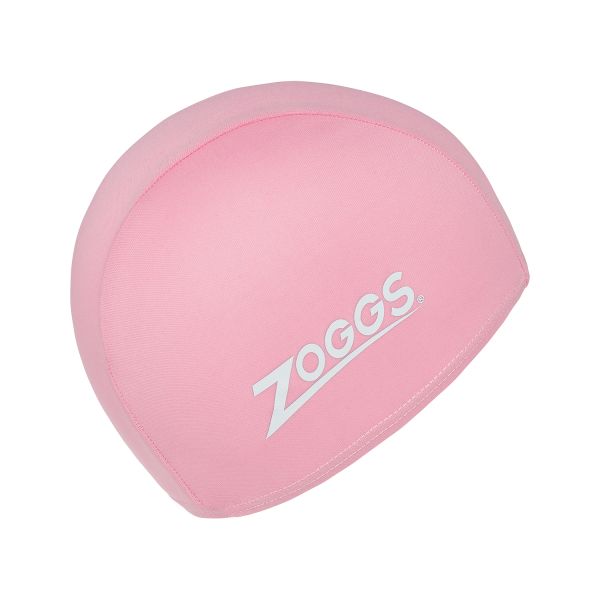 Шапочка для плавания детская Zoggs Junior Polyester (розовый)