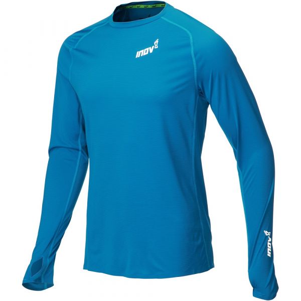 Лонгслив для бега INOV-8 Base Elite LS мужской (синий)