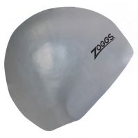 Шапочка для плавания Zoggs Latex Cap (серый)