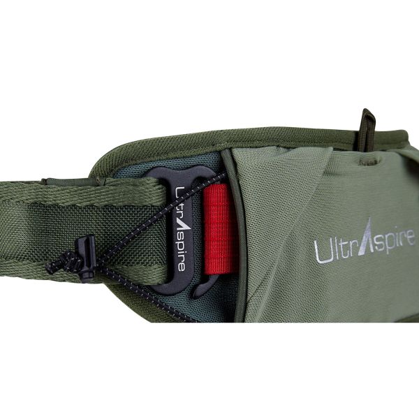 Пояс для бега Ultraspire Fitted Synaptic 3.0 с флягой (тёмно-зеленый)