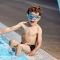 Очки-маска для плавания детские Aqua Sphere Vista Jr 6+ лет (сине-желтый, линзы прозрачные)