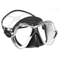 Маска для дайвінгу Mares X-Vision Chrome LS (біло-чорний)
