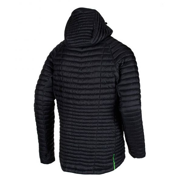 Куртка для бега зимняя Inov-8 Termoshell Pro FZ мужская (черно-зеленый)