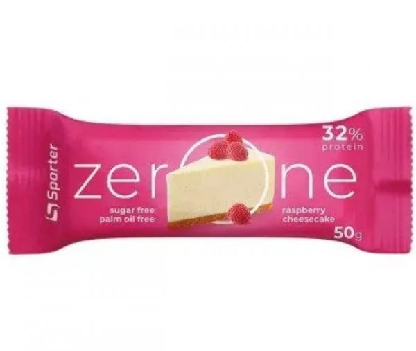 Батончик Sporter ZerOne Rapsberry cheesecake 50 г