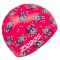 Шапочка для плавання Zoggs Silicone Printed (червоний, малюнок попкорн)