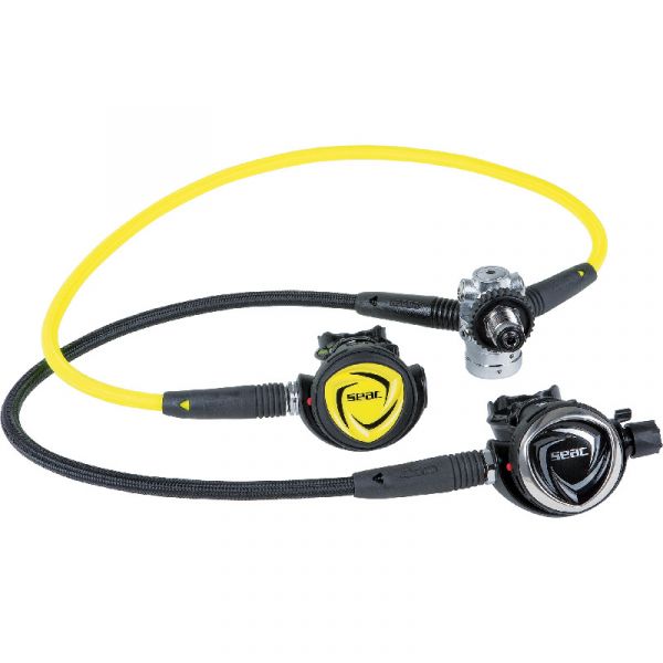 Комплект для дайвинга регулятор SEAC DX200 ICE DIN + октопус X100 + сумка