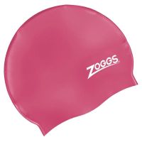 Шапочка для плавания Zoggs Silicone Cap V2 (розовый)