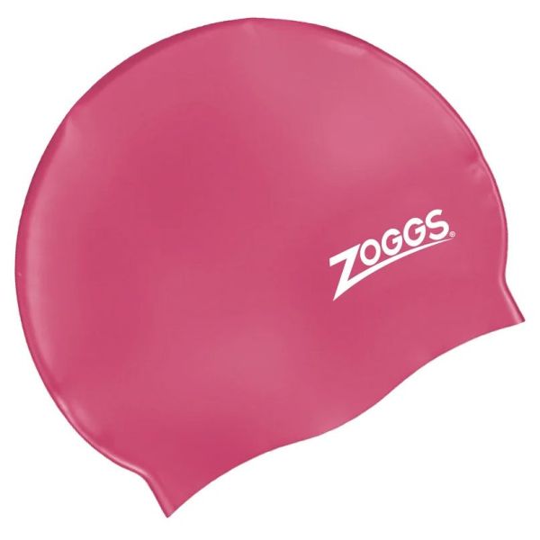 Шапочка для плавання Zoggs Silicone Cap V2 (рожевий)