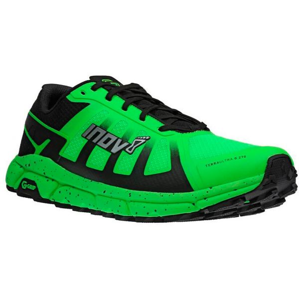 Кроссовки для трейла мужские Inov-8 Terraultra G 270 (зелёно-чёрный)